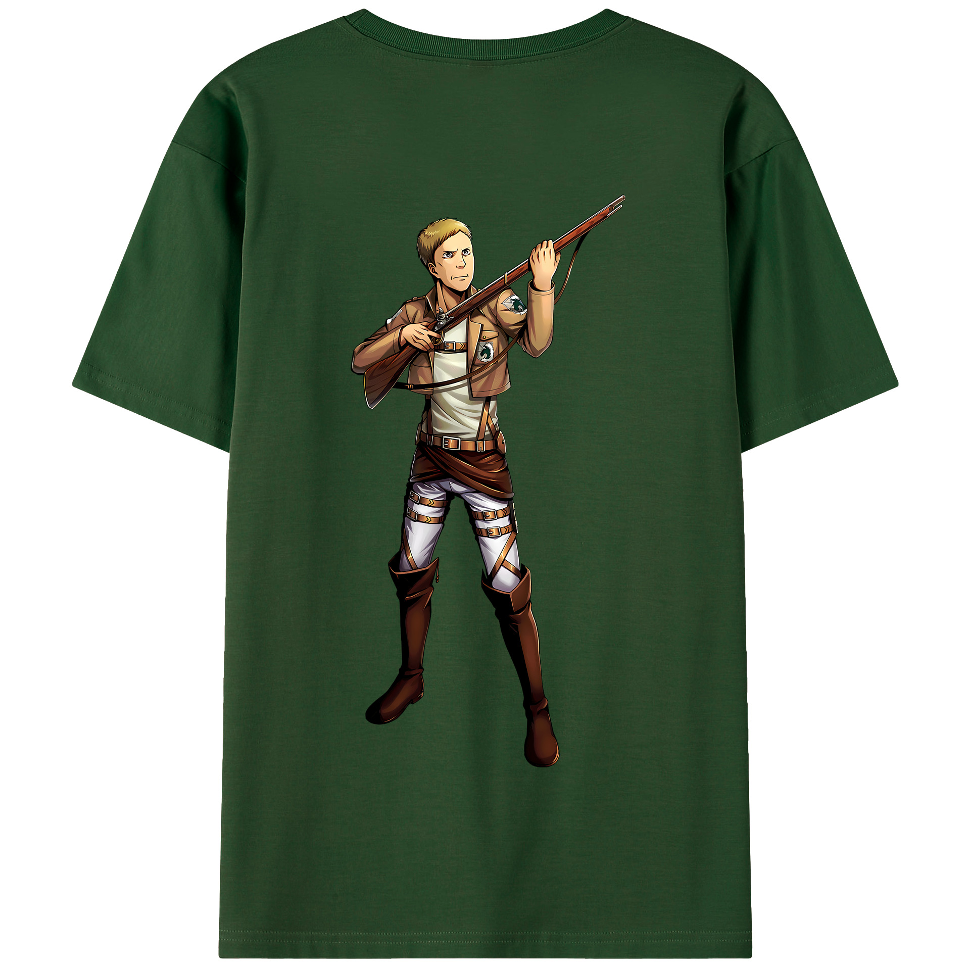 （画像用） 進撃の巨人 Attack on Titan 綿100％半袖Tシャツ（背面プリント）